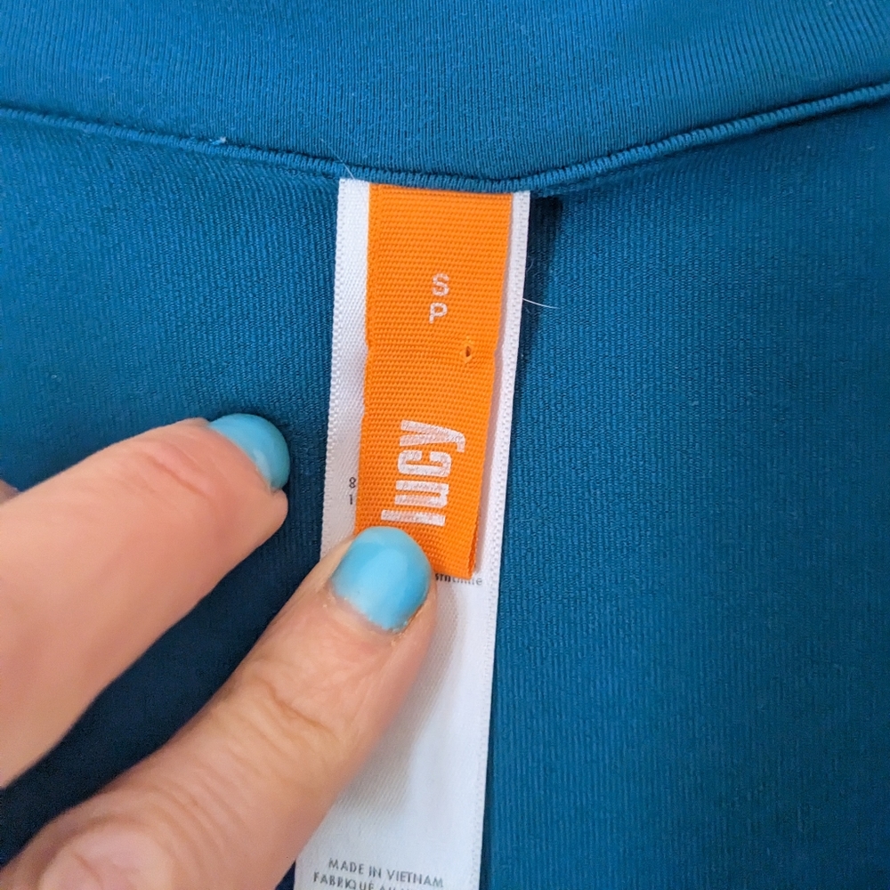 Lucy Workout Jacket Full Zip Size Small - image 3